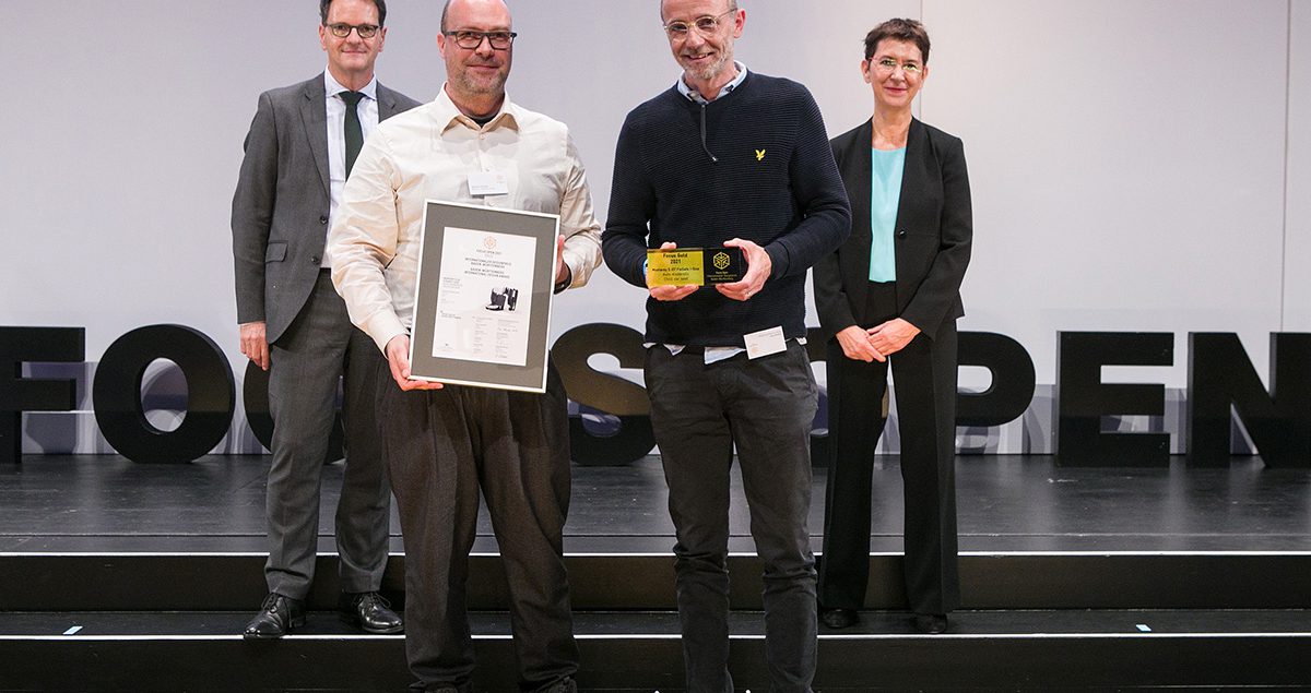 Designpreis Focus Open in gold